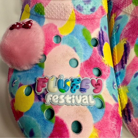 NWT. Disney Pixar Fuzzy Fun Clogs for Adults by Crocs M8/W10 unisex - Picture 6 of 12